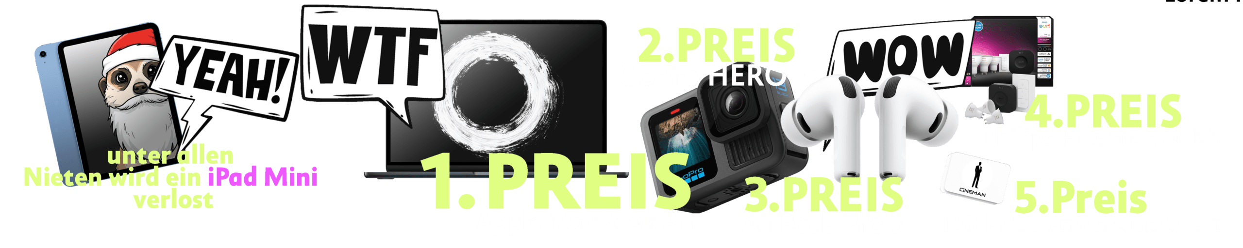 Unsere Weihnachtspreise